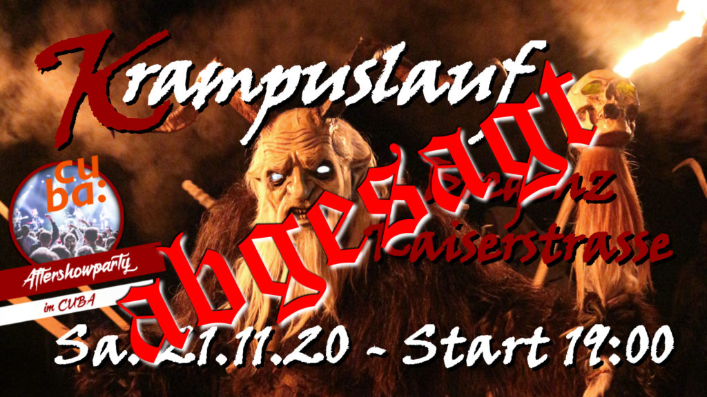 9.Krampuslauf abgesagt