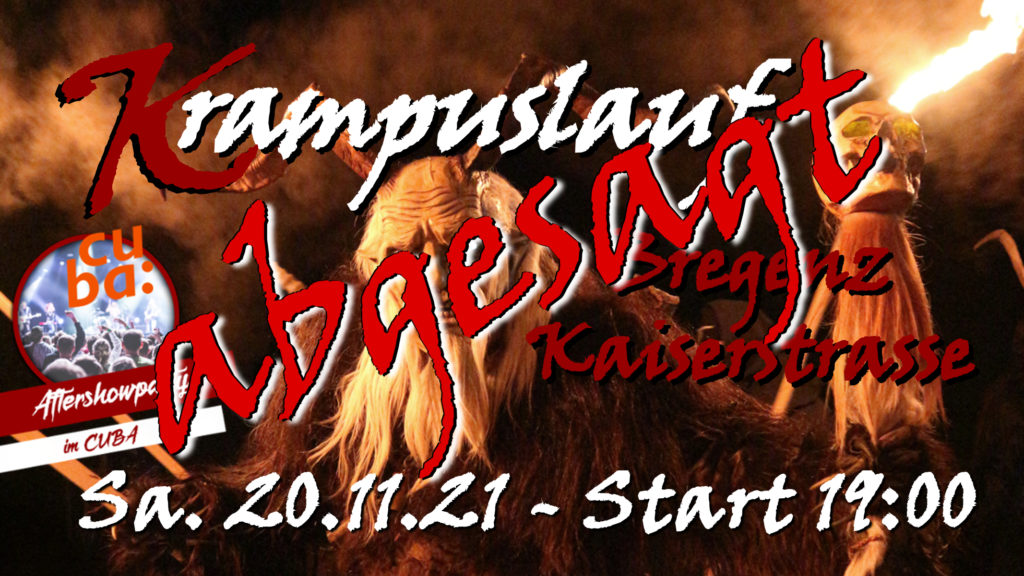 Krampuslauf abgesagt