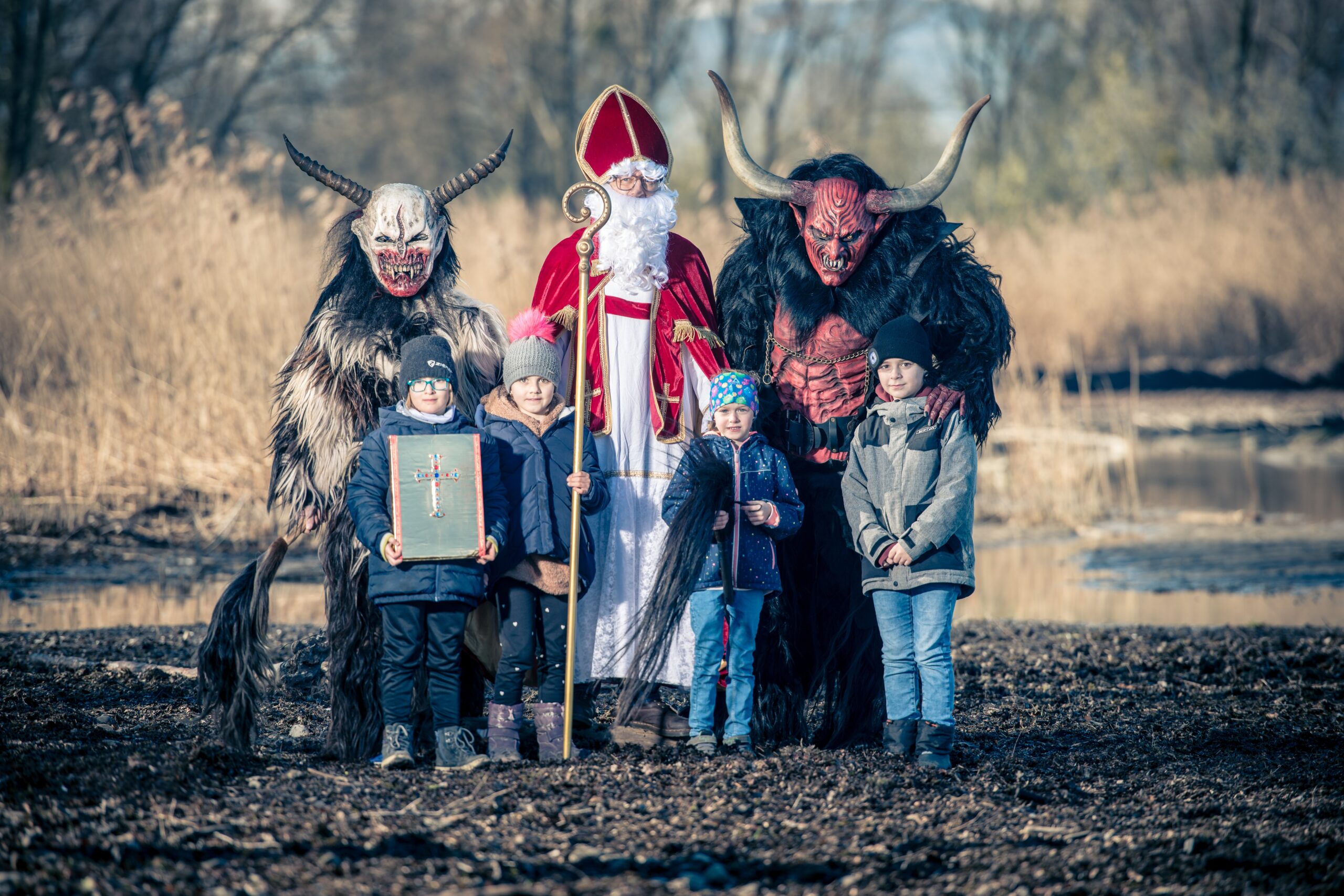 Nikolausfahrt mit dem Rheinbähnle